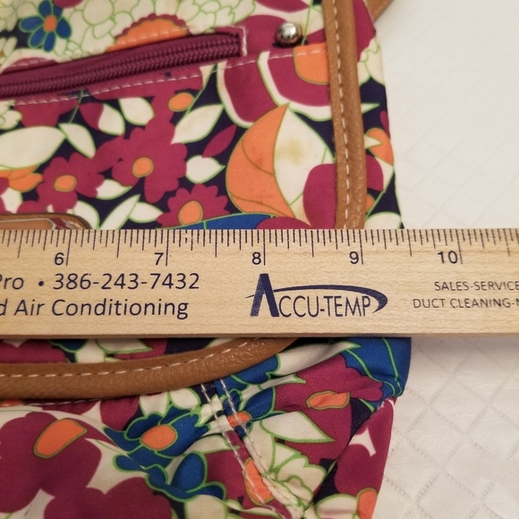 Rosetti Small Floral Shoulder Bag Pink/Orange 9.5 X 8 X 2 - Picture 7 of 9